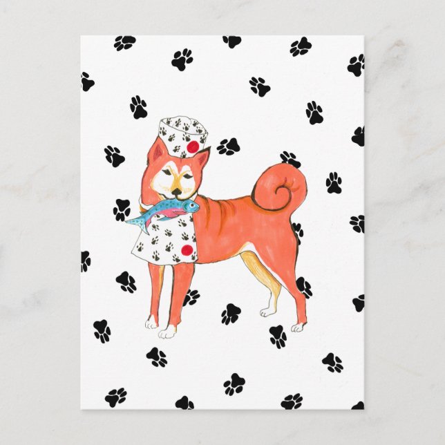 Gullivers Angels Shiba Inu Postcard Postkarte (Vorderseite)