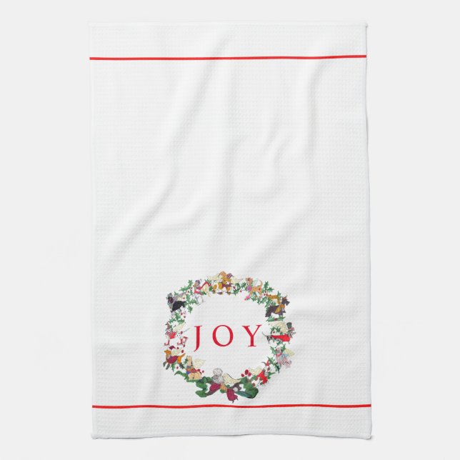 Gullivers Engel, die für FREUDE Geschirrtuch (Vertikal)