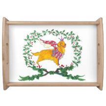 Gullivers Engels-goldener Retriever-Serviertablett