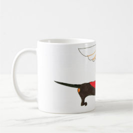 Gullivers Engels-schwarze Dackel-Tasse Tasse