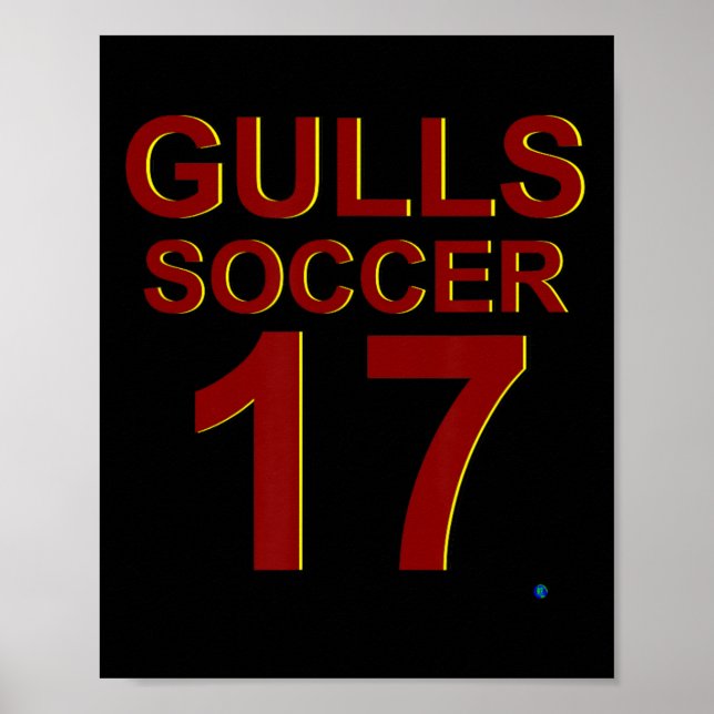 Gulls Fußball 17 Poster (Vorne)
