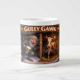 Gully Gawk Icelandic Yule Lad postcard Jumbo-Tasse