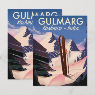 Gulmarg Kashmiri India Skipposter