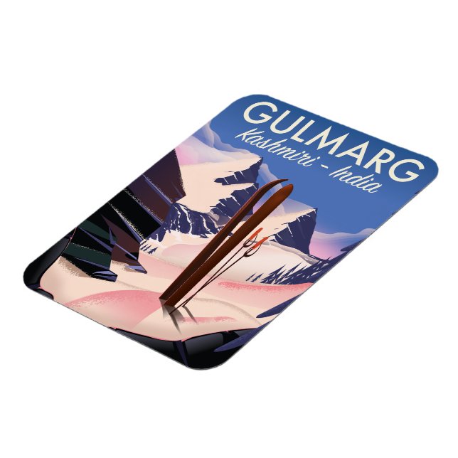 Gulmarg Kashmiri India Skipposter Magnet (Linke Seite)