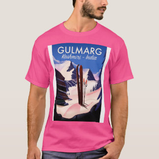 Gulmarg Kashmiri India Skipposter T-Shirt