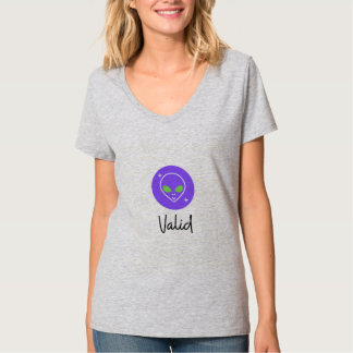 Gültige Alien Design T-Shirt