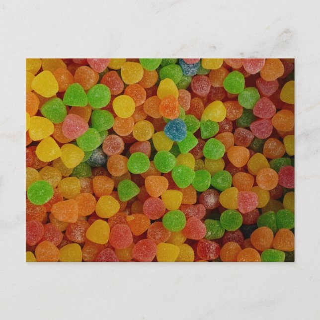 Gum Drops Sweets Postkarte (Vorderseite)