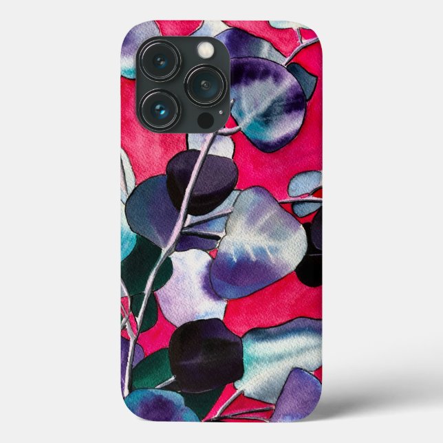 Gum verlasse Aquarellkunst Case-Mate iPhone Hülle (Rückseite)