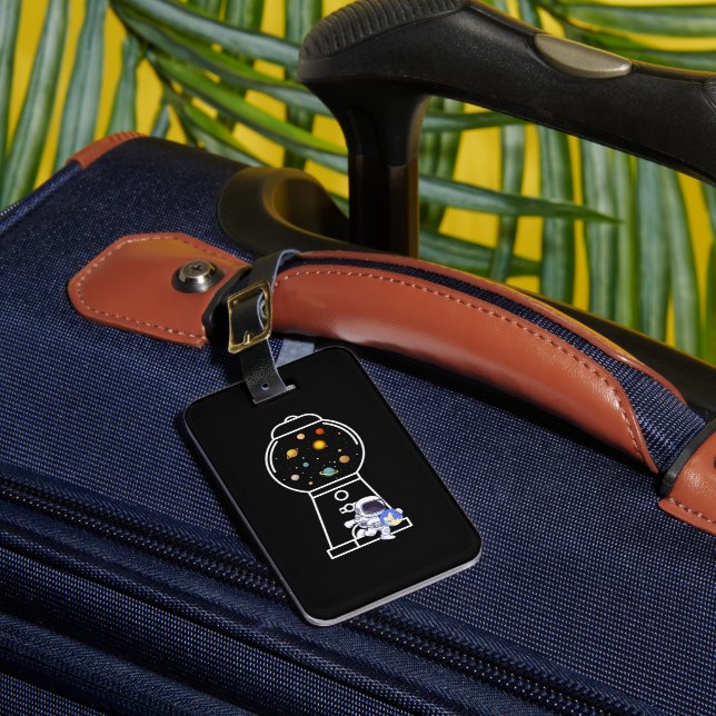 Gumball Astronaut Gepäckanhänger (Vorderseite Insitu 1)