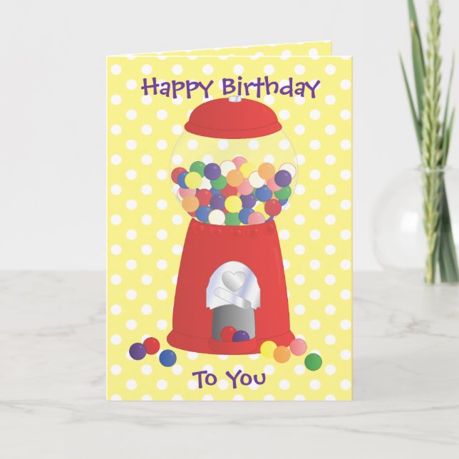 Gumball Fantasie Karte (Vorderseite)