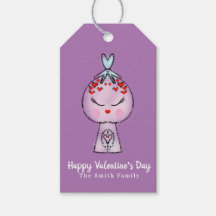 Gumball Hand gezogener Valentinstag schwarze Gift