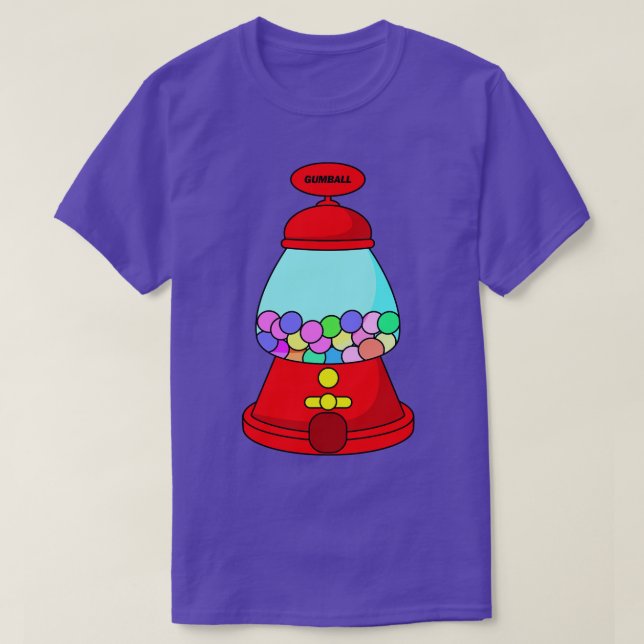 Gumball Machine Candy Illustration T-Shirt (Design vorne)