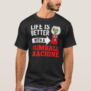 Gumball Machine Gum Ball Bubble Kaugummi T-Shirt