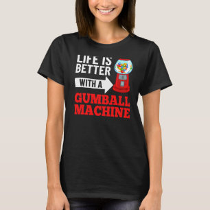 Gumball Machine Gum Ball Bubble Kaugummi T-Shirt