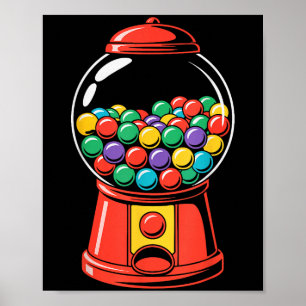 Gumball Machine Shirt Erwachsene Männer Frauen Kin Poster