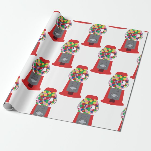 Gumball Maschine Geschenkpapier (Ungerollt)