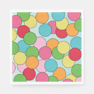 Gumball-Themenparty GumballParty Serviette