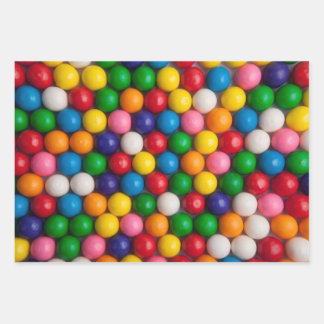 Gumballs Geschenkpapier Set