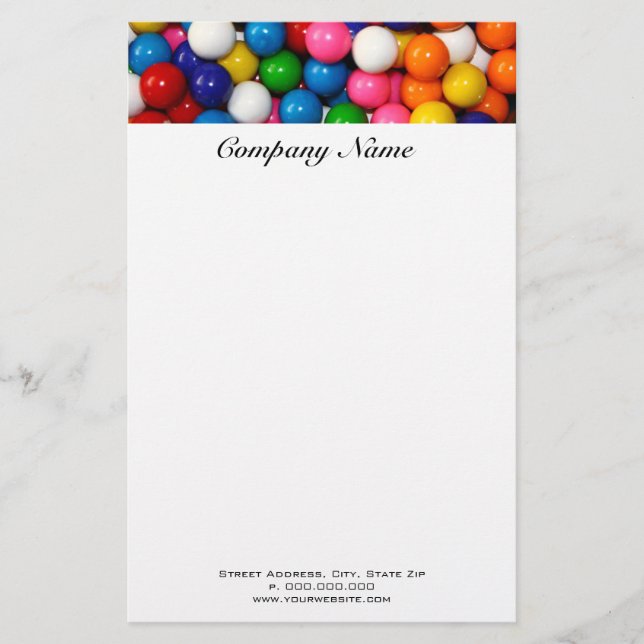 Gumballs Geschirr Briefpapier (Vorderseite)