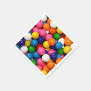 Gumballs Napkins Serviette