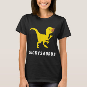 Gumber Duck T-Rex Duck Dino Funny Rubber Duck Dino T-Shirt