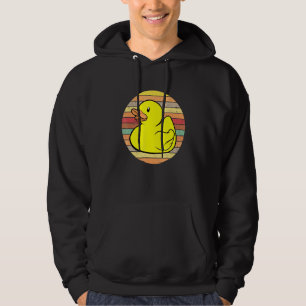 Gumber Duckie Rubber Duck Bath Retro Hoodie