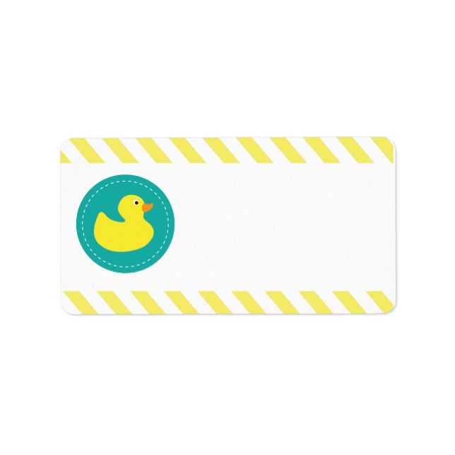 Gumber Ducky Blank Labels Adressaufkleber (Vorne)