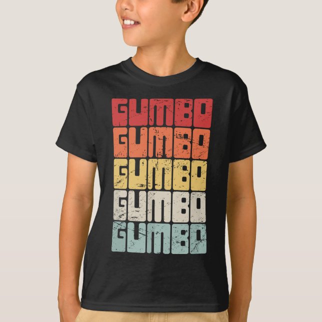 Gumbo Cajun Food Louisiana Gumbo T-Shirt (Vorderseite)