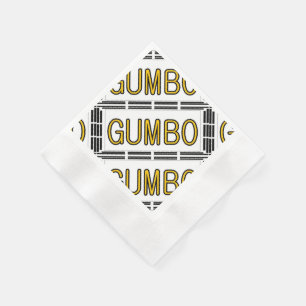 Gumbo-Suppe Serviette
