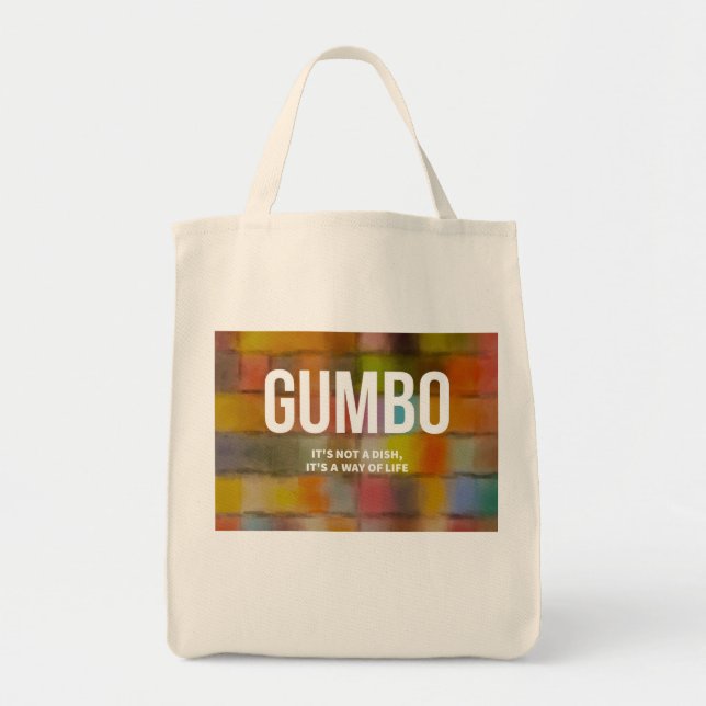 Gumbo-Taschen-Tasche Tragetasche (Vorne)