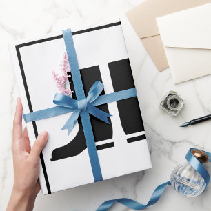 Gumboot-Abzeichen-Papier Geschenkpapier