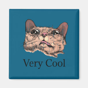 Gumbus Sehr Cool, Meme Katze  Magnet