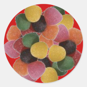 Gumdrop-Aufkleber Runder Aufkleber