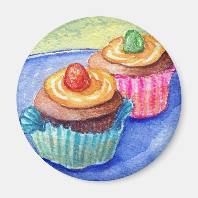 Gumdrop Cupcakes Magnet (Vorne)