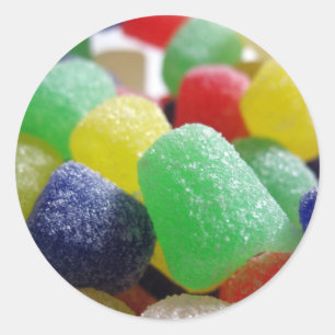 Gumdrops reichlich runder aufkleber