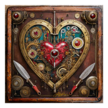 Gummen und Messer der Heart Steampunk Serie