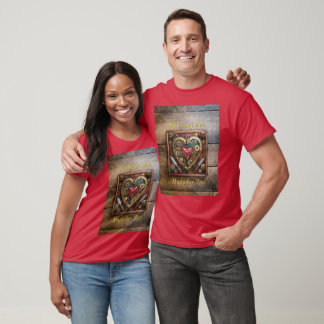 Gummen und Messer der Heart Steampunk Serie T-Shirt