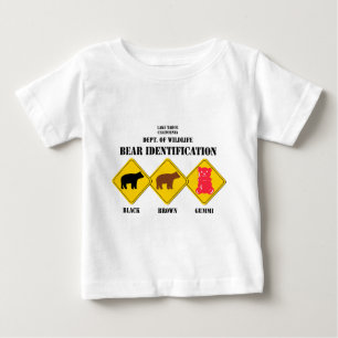 Gummi Bärn-Warnung - Tahoe wild lebende Tiere Baby T-shirt