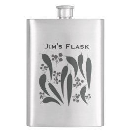 Gummi-Blätter und Gumnut Flachmann