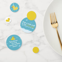 Gummi Duck Baby Shower Gender Neutral Konfetti