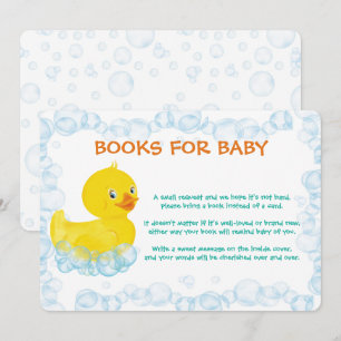 Gummi Duck Book for Baby Card Dankeskarte