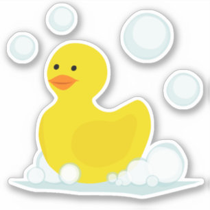 Gummi Duck Bubbles Aufkleber