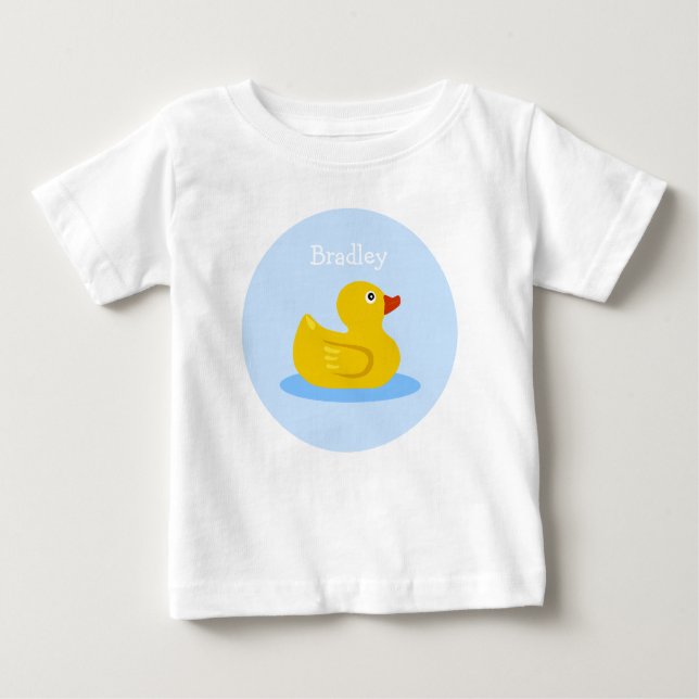 Gummi Duck Custom Baby T-shirt (Vorderseite)