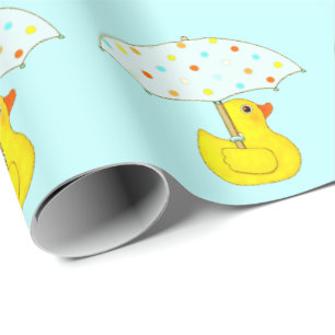 Gummi Duck Décor Wrapping Paper Geschenkpapier