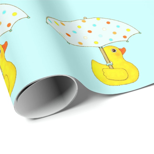 Gummi Duck Décor Wrapping Paper Geschenkpapier (Rolleneckpunkt)