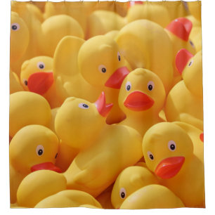 Gummi Duck Ducky Ducks Kid's Duschvorhang