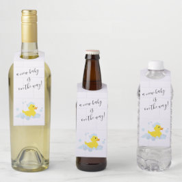 Gummi Duck Flaschenanhänger