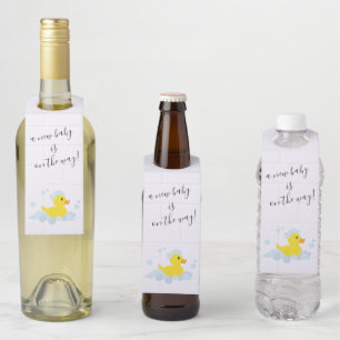 Gummi Duck Flaschenanhänger