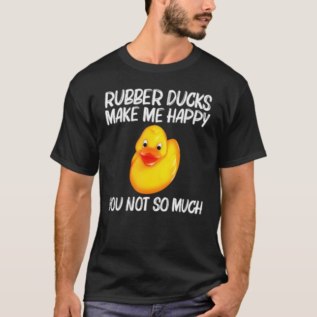Gummi Duck für Männer Frauen Kinder Gummi Enten Du T-Shirt (Vorderseite)