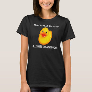 Gummi Duck für Männer Frauen Kinder Gummi Enten Du T-Shirt